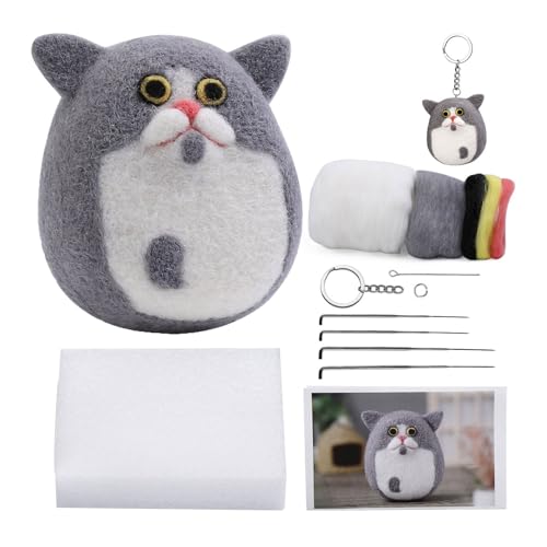 YAOGUI Handgemachtes Nadelfilz-Set für Puppen, Handarbeit, Handarbeitswerkzeuge YAOGUI Handgemachtes Nadelfilz-Set für Puppen, Handarbeit, Handarbeitswerkzeuge von YAOGUI