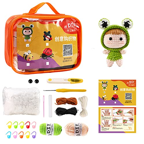 YAOGUI Handgewebtes Wolltaschen-Set, gehäkelte Puppen, gestrickter Anhänger, Freund, Kinder, Nähset, handgefertigtes Spielzeug, lila, Häkelanfänger YAOGUI Handgewebtes Wolltaschen-Set, gehäkelte Puppen, gestrickter Anhänger, Freund, Kinder, Nähset, handgefertigtes Spielzeug, lila, Häkelanfänger von YAOGUI