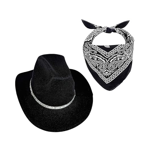 YAOGUI Panamahut mit Schmucksteinen, Kristall-Hut, Bandana, Überraschung, Mädchen, Jungen, Braut, Hut für Karneval, Musikfestival YAOGUI Panamahut mit Schmucksteinen, Kristall-Hut, Bandana, Überraschung, Mädchen, Jungen, Braut, Hut für Karneval, Musikfestival von YAOGUI