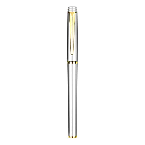 YAOGUI Professioneller Executive-Kugelschreiber, Bürobedarf, Metallclip, Bürobedarf, Chrom, Metallstift, luxuriös, 0,5 mm, Roller, Kugelschreiber für Jungen, Mädchen, Teenager, schwarzer Nachfüllstift YAOGUI Professioneller Executive-Kugelschreiber, Bürobedarf, Metallclip, Bürobedarf, Chrom, Metallstift, luxuriös, 0,5 mm, Roller, Kugelschreiber für Jungen, Mädchen, Teenager, schwarzer Nachfüllstift von YAOGUI