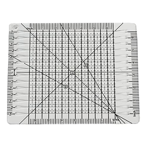 YAOGUI Quadratisches Quilt-Lineal, klares Acryl, Patchwork-Vorlagen, Lineal zum Schneiden von Papier, Stoff, Quilten, Nähen, Basteln, Schlitzen und Vorlagen, Basteln, Schneiden YAOGUI Quadratisches Quilt-Lineal, klares Acryl, Patchwork-Vorlagen, Lineal zum Schneiden von Papier, Stoff, Quilten, Nähen, Basteln, Schlitzen und Vorlagen, Basteln, Schneiden von YAOGUI