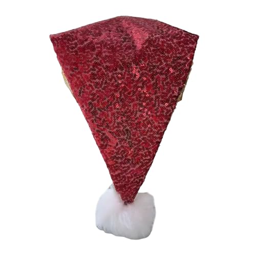 YAOGUI Schimmernde Weihnachtsmützen für Festivals, Familientreffen, mit Pailletten, Weihnachtsmannmützen, Urlaubsrequisiten, Hut, Party-Kopfschmuck YAOGUI Schimmernde Weihnachtsmützen für Festivals, Familientreffen, mit Pailletten, Weihnachtsmannmützen, Urlaubsrequisiten, Hut, Party-Kopfschmuck von YAOGUI
