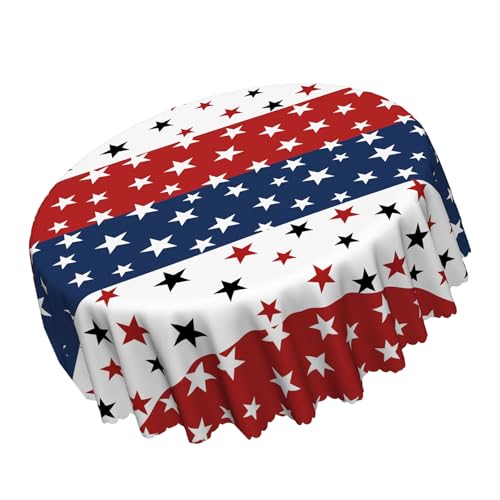 YAOGUI Tischdecke für den 4. Juli, patriotische Tischdecke, Flaggen, Sterne, Tischdecke für drinnen und draußen, Unabhängigkeitstage, Dekorationen YAOGUI Tischdecke für den 4. Juli, patriotische Tischdecke, Flaggen, Sterne, Tischdecke für drinnen und draußen, Unabhängigkeitstage, Dekorationen von YAOGUI