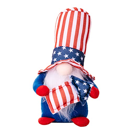 YAOGUI Unabhängigkeitstag Zwerge Plüsch Skandinavische Tomtes Ornamente Gestreift Schwedische Zwerge Figuren Dekoration 4. Juli Patriotische Zwerge Plüsch YAOGUI Unabhängigkeitstag Zwerge Plüsch Skandinavische Tomtes Ornamente Gestreift Schwedische Zwerge Figuren Dekoration 4. Juli Patriotische Zwerge Plüsch von YAOGUI