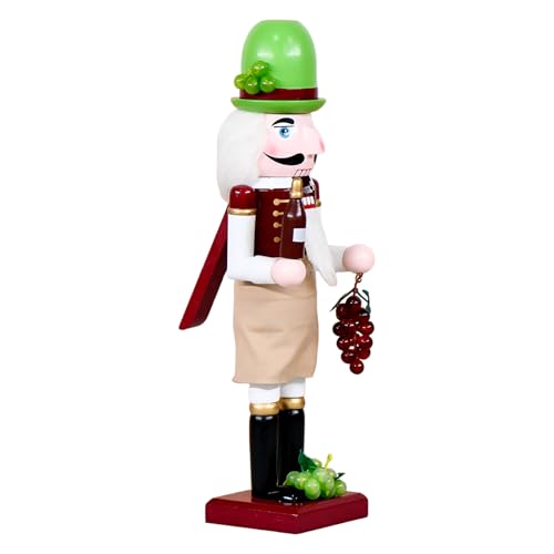 YAOPIU Dekorative Nussknacker Weihnachtsfigur - Nussknacker Figur - Holzfigur für Festtagsküche Kamin Esstisch Kinder- und Jugendzimmer YAOPIU Dekorative Nussknacker Weihnachtsfigur - Nussknacker Figur - Holzfigur für Festtagsküche Kamin Esstisch Kinder- und Jugendzimmer von YAOPIU