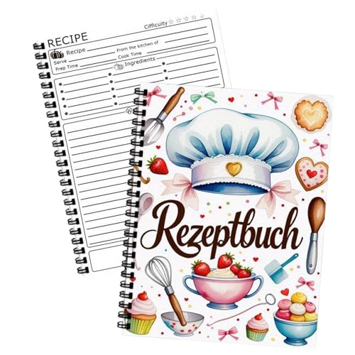 YAOPIU Rezept Notizbuch,Backkochbuch Ringbuch für die Küche | Gebundenes Kochbuch Für Zuhause Camping Büro Backrezepte Abendessen Salat Vegetarische Zubereitung YAOPIU Rezept Notizbuch,Backkochbuch Ringbuch für die Küche | Gebundenes Kochbuch Für Zuhause Camping Büro Backrezepte Abendessen Salat Vegetarische Zubereitung von YAOPIU
