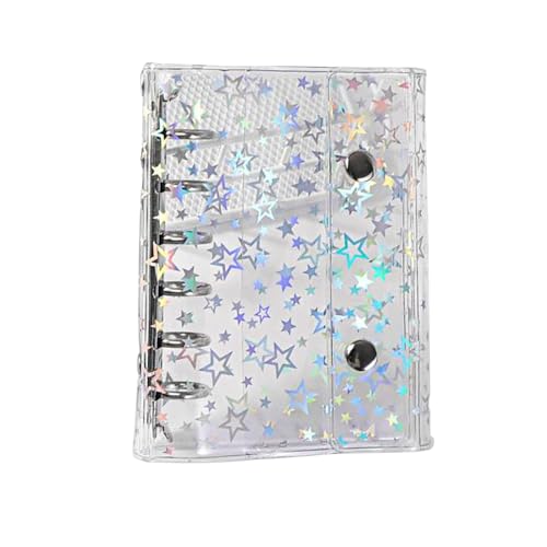 YAOPIU Transparente Binder,PVC Transparenter Sammelkarten Ordner Mit Sternenmuster Versiegelung | Persönliche Ordnerhüllen Für Kinder Familie Freunde YAOPIU Transparente Binder,PVC Transparenter Sammelkarten Ordner Mit Sternenmuster Versiegelung | Persönliche Ordnerhüllen Für Kinder Familie Freunde von YAOPIU