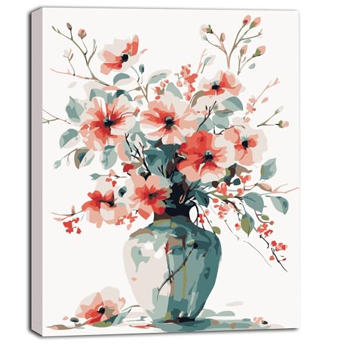YAOYIN Malen Nach Zahlen Erwachsene Blume, DIY Handgemalt Ölgemälde Kit mit Pinsel und Acrylfarben Für Anfänger Malen Nach Zahlen, Für Home Deko Geburtstag Weihnachten Geschenk 40x50cm(Ohne Rahmen) YAOYIN Malen Nach Zahlen Erwachsene Blume, DIY Handgemalt Ölgemälde Kit mit Pinsel und Acrylfarben Für Anfänger Malen Nach Zahlen, Für Home Deko Geburtstag Weihnachten Geschenk 40x50cm(Ohne Rahmen) von YAOYIN