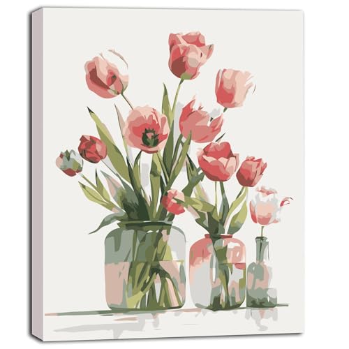 YAOYIN Malen Nach Zahlen Erwachsene Blume, DIY Handgemalt Ölgemälde Kit mit Pinsel und Acrylfarben Für Anfänger Malen Nach Zahlen, Für Home Deko Geburtstag Weihnachten Geschenk 40x50cm(Ohne Rahmen) YAOYIN Malen Nach Zahlen Erwachsene Blume, DIY Handgemalt Ölgemälde Kit mit Pinsel und Acrylfarben Für Anfänger Malen Nach Zahlen, Für Home Deko Geburtstag Weihnachten Geschenk 40x50cm(Ohne Rahmen) von YAOYIN