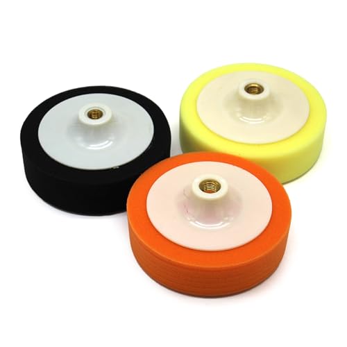 Schaumstoff-Polierpads für Autopflege-Enthusiasten, 15,2 cm, 14 mm Gewinde, weiche Schaumstoff-Polierpads Schaumstoff-Polierpads für Autopflege-Enthusiasten, 15,2 cm, 14 mm Gewinde, weiche Schaumstoff-Polierpads von YAPAILANG