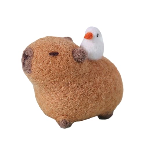 YAPAILANG Nadelfilz-Set, Nadelfilz-Zubehör-Sets mit Werkzeugen, Capybara-Nadelfilz-Zubehör-Sets mit Werkzeugen für Anfänger YAPAILANG Nadelfilz-Set, Nadelfilz-Zubehör-Sets mit Werkzeugen, Capybara-Nadelfilz-Zubehör-Sets mit Werkzeugen für Anfänger von YAPAILANG