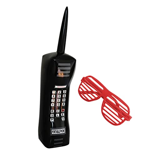1 Satz Großes Aufblasbares Handy mit Vintage Brille Jahre Party Dekoration Disco und Kostümpartys Geburtstagsfeiern und Schulveranstaltungen Zufällige Farbe 1 Satz Großes Aufblasbares Handy mit Vintage Brille Jahre Party Dekoration Disco und Kostümpartys Geburtstagsfeiern und Schulveranstaltungen Zufällige Farbe von YARNOW
