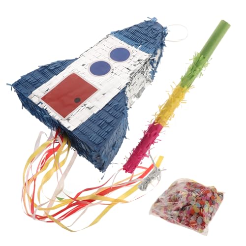 Weltraumraketen Piñata für Geburtstagsfeiern Interaktive Partydekoration für Wissenschaftliche Themen Partyspiele mit Süßigkeiten von YARNOW