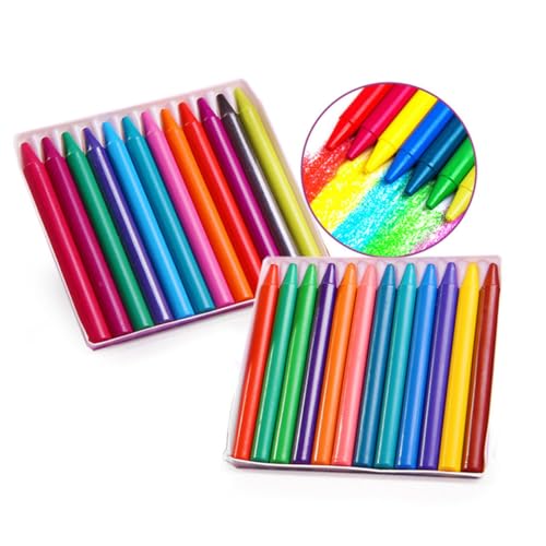 YARNOW 1 Packung Farben Waschbare Kunststoff Wachsmalstifte für Teiliges für Kunstunterricht und Geburtstagsfeiern und Sicher für Kleinkinder Fördert die Kreativität und Farbentwicklung YARNOW 1 Packung Farben Waschbare Kunststoff Wachsmalstifte für Teiliges für Kunstunterricht und Geburtstagsfeiern und Sicher für Kleinkinder Fördert die Kreativität und Farbentwicklung von YARNOW