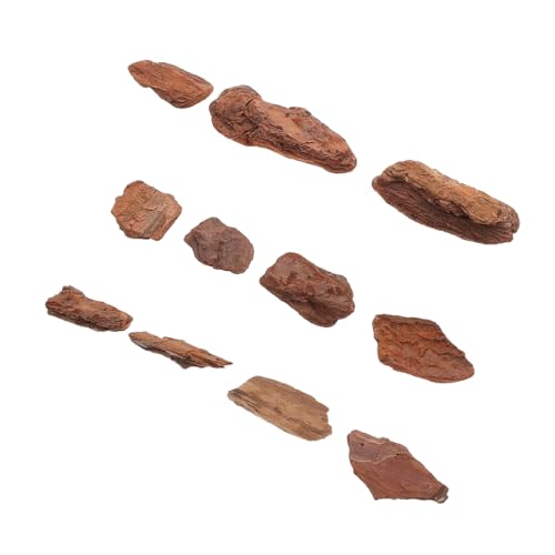 YARNOW 1 Packung Landschaftsbaumaterialien aus Rinde Gehäuse aus Rindeholz gefälschte Baumrinde Holz = Light Brown von YARNOW