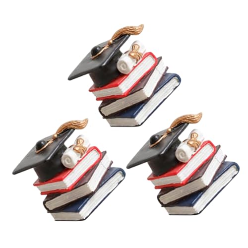 YARNOW 1 Satz Doktorhutbuch Dessertringe Dekoration Grad Cupcake-dekore Abschluss-topper Für Kuchen Dekore Für Abschlusstorten Dessert -ornamente Abschluss-picks Shuzhi 3 Stück YARNOW 1 Satz Doktorhutbuch Dessertringe Dekoration Grad Cupcake-dekore Abschluss-topper Für Kuchen Dekore Für Abschlusstorten Dessert -ornamente Abschluss-picks Shuzhi 3 Stück von YARNOW