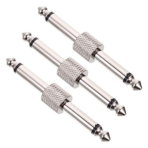 YARNOW 1 Satz Gitarren Pedal Patch Connector Adapter Für Effektpedale Kompakt Langlebig Nickelbeschichtet Für Pedalboards Minimiert Zwischen Effekten 3 Stück von YARNOW