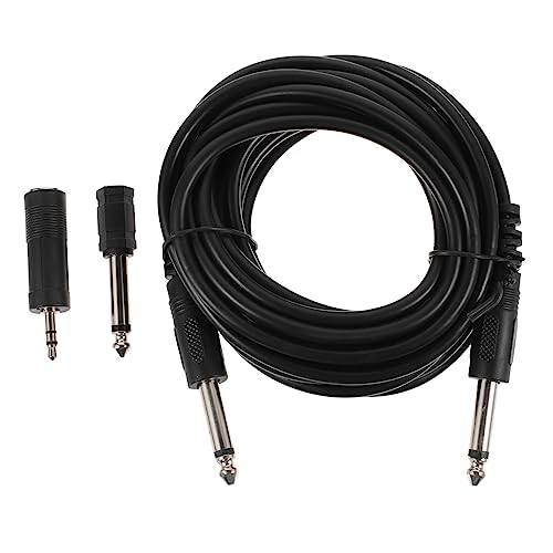 YARNOW 1 Satz Gitarrenkabel mit Adapter Professionelles Instrumentenkabel für Gitarre und Bass Strapazierfähig Flexibel und Rauschgeschützt für Musiker und Auftritte von YARNOW
