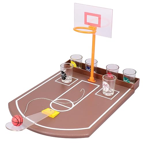 YARNOW 1 Satz Kreatives Basketball Trinkspiel für Erwachsene Lustiges Desktop für Partys und Bars Material Einfache Handhabung für Geselligkeit Vielseitige Bar Zubehör YARNOW 1 Satz Kreatives Basketball Trinkspiel für Erwachsene Lustiges Desktop für Partys und Bars Material Einfache Handhabung für Geselligkeit Vielseitige Bar Zubehör von YARNOW