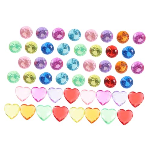 YARNOW 1 Satz Kunststoff Diamantspielzeug Große Künstliche Edelsteine Herzsteine Dekoration Pooltauchen und Schatzsuche für Partys YARNOW 1 Satz Kunststoff Diamantspielzeug Große Künstliche Edelsteine Herzsteine Dekoration Pooltauchen und Schatzsuche für Partys von YARNOW