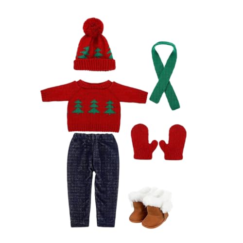 YARNOW 1 Satz Mini -Puppen -Weihnachtsanzug für Kleidung Schal Hüte Dekorationen Weihnachtspullover Weihnachtspuppen-Anziehoutfit Puppenkostüm Puppen verkleiden Sich Baumwolle YARNOW 1 Satz Mini -Puppen -Weihnachtsanzug für Kleidung Schal Hüte Dekorationen Weihnachtspullover Weihnachtspuppen-Anziehoutfit Puppenkostüm Puppen verkleiden Sich Baumwolle von YARNOW