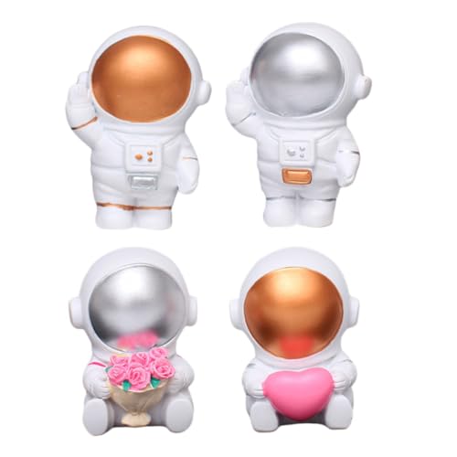 YARNOW 1 Satz Teiliges Astronauten Dekorationsset Aus Resin Kreative Kuchendeko Für Geburtstagsfeiern Weltraum Themenfigur Für Zuhause Büro Und Veranstaltungen 4 Stück YARNOW 1 Satz Teiliges Astronauten Dekorationsset Aus Resin Kreative Kuchendeko Für Geburtstagsfeiern Weltraum Themenfigur Für Zuhause Büro Und Veranstaltungen 4 Stück von YARNOW