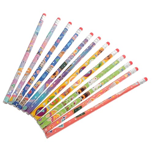 YARNOW 1 Satz Teiliges Schulbleistifte Mit Radiergummi Kreative Schreibwaren Für Schule Zeichnen Und Skizzieren Langlebig Und Robust Für Bürobedarf 36 Stück YARNOW 1 Satz Teiliges Schulbleistifte Mit Radiergummi Kreative Schreibwaren Für Schule Zeichnen Und Skizzieren Langlebig Und Robust Für Bürobedarf 36 Stück von YARNOW