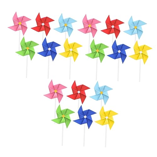 YARNOW 1 Satz Windmühlenkarte Kuchen -topper Oh Für Party Cake Topper Shower Windmühle Cupcake Topper Mini-windmühlen- Cake Decor Alles Zum Geburtstag Eva Bunt 18 Stück YARNOW 1 Satz Windmühlenkarte Kuchen -topper Oh Für Party Cake Topper Shower Windmühle Cupcake Topper Mini-windmühlen- Cake Decor Alles Zum Geburtstag Eva Bunt 18 Stück von YARNOW