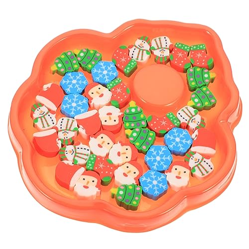 YARNOW 1 Schachtel Weihnachtliche Mini Radiergummis Set Bunte Sichere Zubehör Teilig Leicht Tragbar für Schule Zeichnen Weihnachten Süße Schneemann und Weihnachtsmann Motive YARNOW 1 Schachtel Weihnachtliche Mini Radiergummis Set Bunte Sichere Zubehör Teilig Leicht Tragbar für Schule Zeichnen Weihnachten Süße Schneemann und Weihnachtsmann Motive von YARNOW