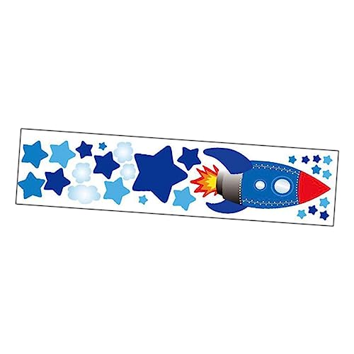 YARNOW 1 Stück Wandtattoo Sterne PVC Wandaufkleber für Kinderzimmer Schlafzimmer und Wohnzimmer Abnehmbar und Einfach Anzubringen von YARNOW