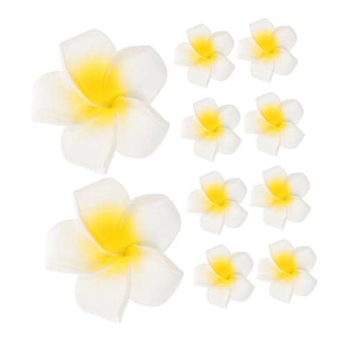 YARNOW 10 Stück Frangipani Kopfschmuck Hawaii Haarspange Blume Plumeria Blütenkopf Tropische Plumeria Blüten Schaumstoff Frangipani Blütenblätter Frangipani Blütenköpfe YARNOW 10 Stück Frangipani Kopfschmuck Hawaii Haarspange Blume Plumeria Blütenkopf Tropische Plumeria Blüten Schaumstoff Frangipani Blütenblätter Frangipani Blütenköpfe von YARNOW