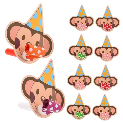YARNOW 10 Stück Kinder-pfeifen-spielzeug, Party-gebläse, Luftblasen Für Kindergeburtstage, Partygeschenke, Lustige Pfeife Für Kinder, Neujahr, Geräuschmacher Für Feiern, Partyzubehör Und YARNOW 10 Stück Kinder-pfeifen-spielzeug, Party-gebläse, Luftblasen Für Kindergeburtstage, Partygeschenke, Lustige Pfeife Für Kinder, Neujahr, Geräuschmacher Für Feiern, Partyzubehör Und von YARNOW