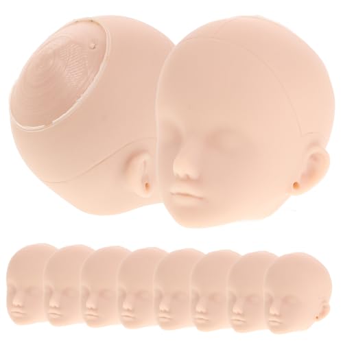 YARNOW 10 Stück Make-up-Puppenkopf Üben Sie das Schminken von Puppenköpfen Make-up-Übungsgesicht Üben Sie Make-up-Gesicht Zubehör für die Puppenherstellung Plastik YARNOW 10 Stück Make-up-Puppenkopf Üben Sie das Schminken von Puppenköpfen Make-up-Übungsgesicht Üben Sie Make-up-Gesicht Zubehör für die Puppenherstellung Plastik von YARNOW