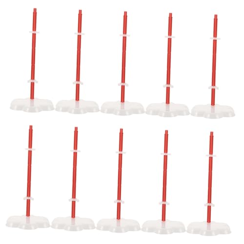 YARNOW 10 Stück Puppenständer Basis Riser Puppen Materialhalterung Puppenregal Puppenhaus Für Ständer Größenhalter Mini Schaufensterpuppenständer Figur Displayständer Actionfigur Ständer von YARNOW