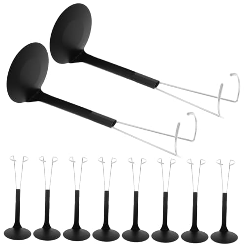 YARNOW 10 Stück Puppenständer Bjd-Ständer Puppenhandgelenkständer Figurenhalter Displayhalter für Actionfiguren Aktionsfigurhalter Bjd-Puppenzubehör Stand Plastik Black von YARNOW