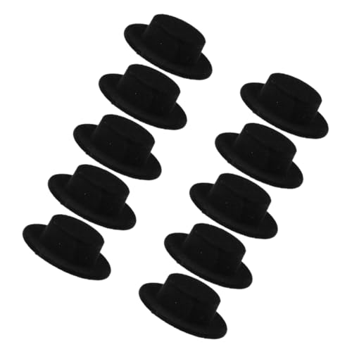 YARNOW 10 Stück Teiliges Mini Puppenhüte aus Flockiertem Harz Dekorative Mini für DIY Bastelbedarf Puppendekoration und Weihnachtsmützen Zubehör Vielseitig für Heimdeko YARNOW 10 Stück Teiliges Mini Puppenhüte aus Flockiertem Harz Dekorative Mini für DIY Bastelbedarf Puppendekoration und Weihnachtsmützen Zubehör Vielseitig für Heimdeko von YARNOW