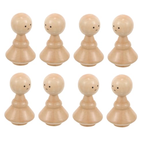 YARNOW 10 Stück Teiliges Unbemalter Holz Peg Dolls zum Bemalen Kreative Diy Graffiti Puppen für Natürliche Holzfiguren für Bastelprojekte für Dekoration YARNOW 10 Stück Teiliges Unbemalter Holz Peg Dolls zum Bemalen Kreative Diy Graffiti Puppen für Natürliche Holzfiguren für Bastelprojekte für Dekoration von YARNOW