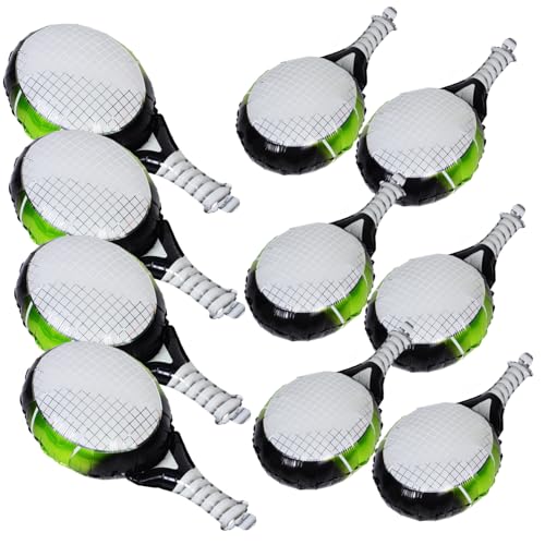 YARNOW 10 Stück Tennisballon drinnen Sport Geburtstag thematisiert Luftballons Jumbo Partykuchendekorationen Party-Mylar-Ballons Kuchenballons Tennisball-Ballon Aluminiumfolie Weiß YARNOW 10 Stück Tennisballon drinnen Sport Geburtstag thematisiert Luftballons Jumbo Partykuchendekorationen Party-Mylar-Ballons Kuchenballons Tennisball-Ballon Aluminiumfolie Weiß von YARNOW