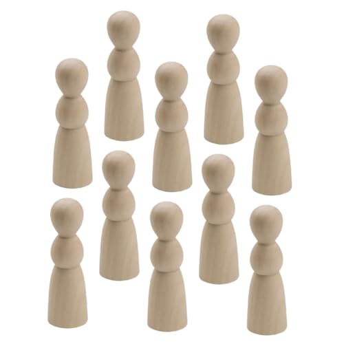 YARNOW 10 Stück Unlackierte Holzpuppen Diy von Holzfiguren Kreative Bastelbedarf für Unvollendete Holzpuppen für Partys und Dekoration Kinderspielzeug Kreativität YARNOW 10 Stück Unlackierte Holzpuppen Diy von Holzfiguren Kreative Bastelbedarf für Unvollendete Holzpuppen für Partys und Dekoration Kinderspielzeug Kreativität von YARNOW