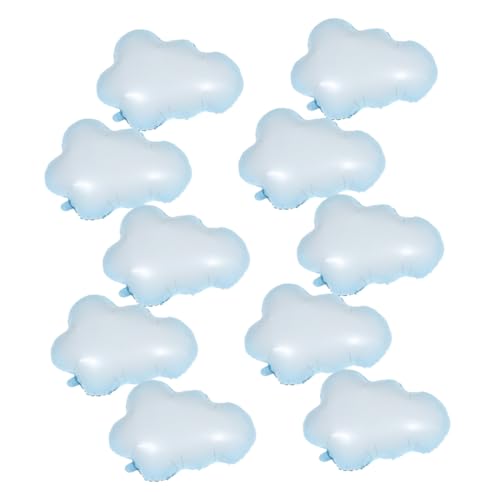 YARNOW 10 Stück Wolkenballons aus Aluminiumfolie Festliche Partydekoration für Geburtstagsfeiern und Babypartys für Hochzeiten und Jubiläen Innen und Außenanwendungen YARNOW 10 Stück Wolkenballons aus Aluminiumfolie Festliche Partydekoration für Geburtstagsfeiern und Babypartys für Hochzeiten und Jubiläen Innen und Außenanwendungen von YARNOW