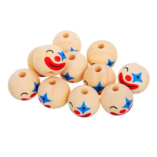 YARNOW 10 Stück Zubehör für Holzperlen Gesichtsperlen Holzperlen mit Gesichtern Halloween-Anhänger für die Schmuckherstellung Holzperlen für Handwerk Halloween-Armbandperlen hölzern YARNOW 10 Stück Zubehör für Holzperlen Gesichtsperlen Holzperlen mit Gesichtern Halloween-Anhänger für die Schmuckherstellung Holzperlen für Handwerk Halloween-Armbandperlen hölzern von YARNOW