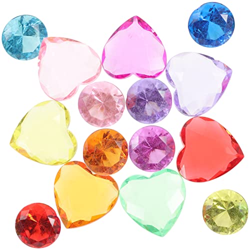 YARNOW 100 Stück Acryl Dekoration für DIY Handwerk Glänzende Schmucksteine für Kreative Bastelprojekte für und Festliche Anlässe YARNOW 100 Stück Acryl Dekoration für DIY Handwerk Glänzende Schmucksteine für Kreative Bastelprojekte für und Festliche Anlässe von YARNOW
