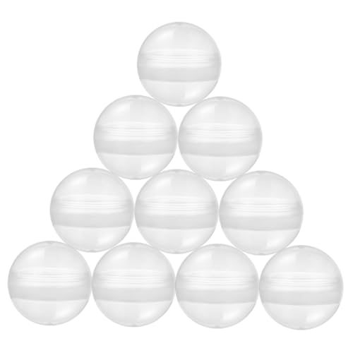 YARNOW 100 Stück Befüllbare Transparente Kugeln Runde Kapseln für Verkaufsautomaten und Partygeschenke für Bastelprojekte YARNOW 100 Stück Befüllbare Transparente Kugeln Runde Kapseln für Verkaufsautomaten und Partygeschenke für Bastelprojekte von YARNOW