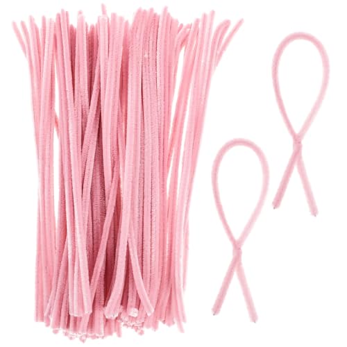 YARNOW 100 Stück Chenille Stäbe Plüsch Bastelmaterialien für DIY Handarbeiten und Sicher für Kindergärten von YARNOW