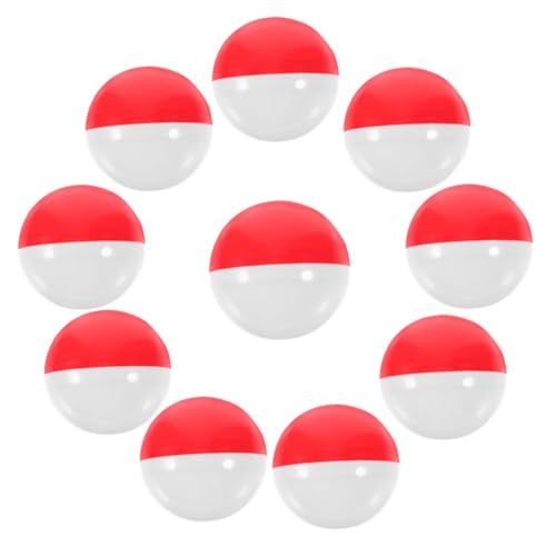 YARNOW 100 Stück Leere Runde Befüllbare Kapseln Kunststoff Überraschungsball für Partybedarf Mini Süßigkeiten und Spielzeuge Rot Weiß für Kaugummi Automaten YARNOW 100 Stück Leere Runde Befüllbare Kapseln Kunststoff Überraschungsball für Partybedarf Mini Süßigkeiten und Spielzeuge Rot Weiß für Kaugummi Automaten von YARNOW