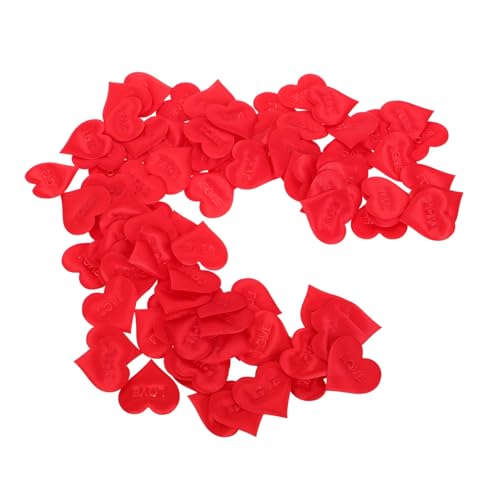 YARNOW 100 Stück Liebe Dekoration Wurfblume Tischkonfetti Hochzeitsfeierdekorationen Konfetti Für Die Brautparty Hochzeitskonfetti Babyparty Konfetti Stoff Rot YARNOW 100 Stück Liebe Dekoration Wurfblume Tischkonfetti Hochzeitsfeierdekorationen Konfetti Für Die Brautparty Hochzeitskonfetti Babyparty Konfetti Stoff Rot von YARNOW