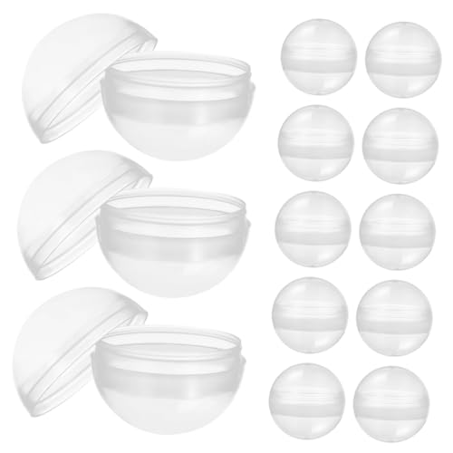 YARNOW 100 Stück Transparente Runde Plastikkapseln für Greifautomaten Befüllbare und Bonbonbehälter Langlebig und Wiederverwendbar für Partygeschenke und Kreative Verpackungen YARNOW 100 Stück Transparente Runde Plastikkapseln für Greifautomaten Befüllbare und Bonbonbehälter Langlebig und Wiederverwendbar für Partygeschenke und Kreative Verpackungen von YARNOW