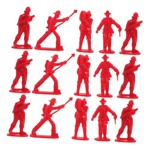 YARNOW 100Stücke Feuerwehrfiguren Mini Spielzeuge Kuchendekoration und Sammlerstücke für Kindergeburtstagsfeiern Feuerwehrmann Partyzubehör Sicheres und Langlebiges von YARNOW