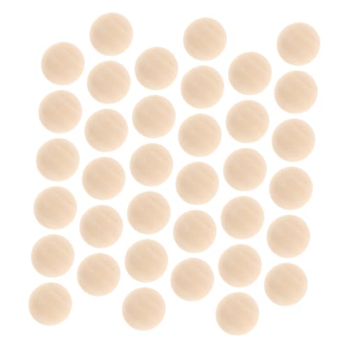 YARNOW 100Stücke Kleine Halbperlen aus Holz Unbehandelte Halbkugeln für DIY Schmuckherstellung und Bastelprojekte Runde Holzperlen Natürlichem Finish für Kreative Anwendungen YARNOW 100Stücke Kleine Halbperlen aus Holz Unbehandelte Halbkugeln für DIY Schmuckherstellung und Bastelprojekte Runde Holzperlen Natürlichem Finish für Kreative Anwendungen von YARNOW