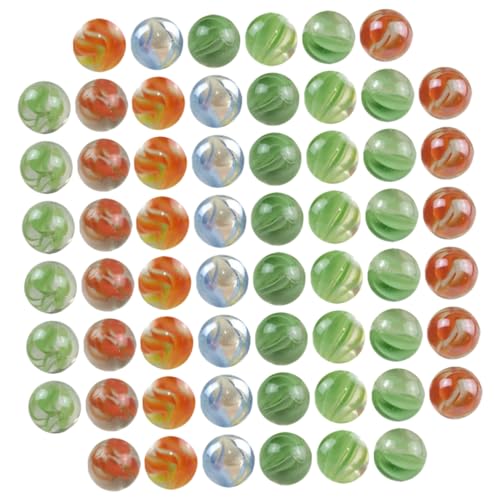 YARNOW 100stücke Farbige Glasmurmeln Für Aquarien Und Dekoration Große Glasperlen Für Junge Mädchen Und Pflanzen Dekorative Spielzeuge Zufällige Farben von YARNOW